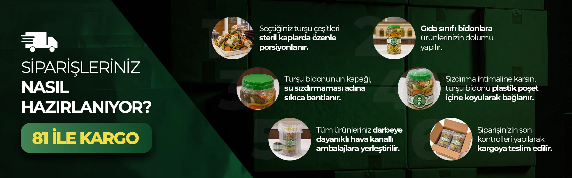 Siparişleriniz nasıl hazırlanıyor? 81 ile kargo