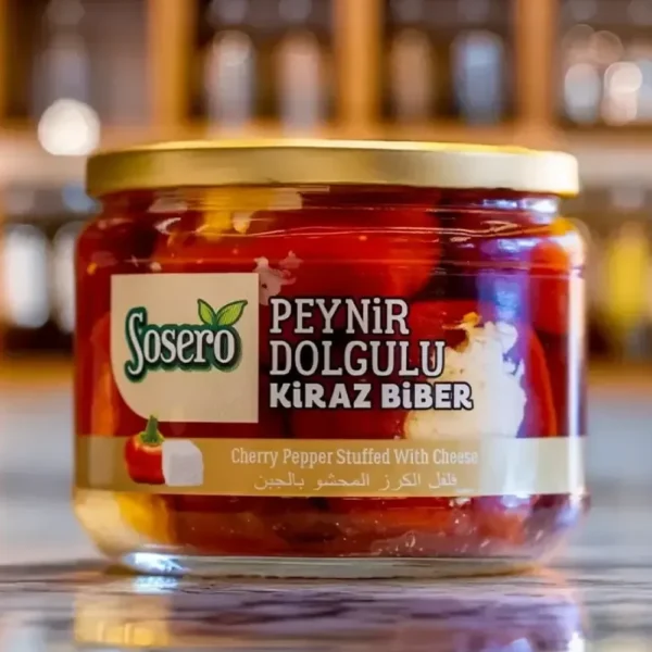 Peynir Dolgulu Kiraz Biberi Turşusu